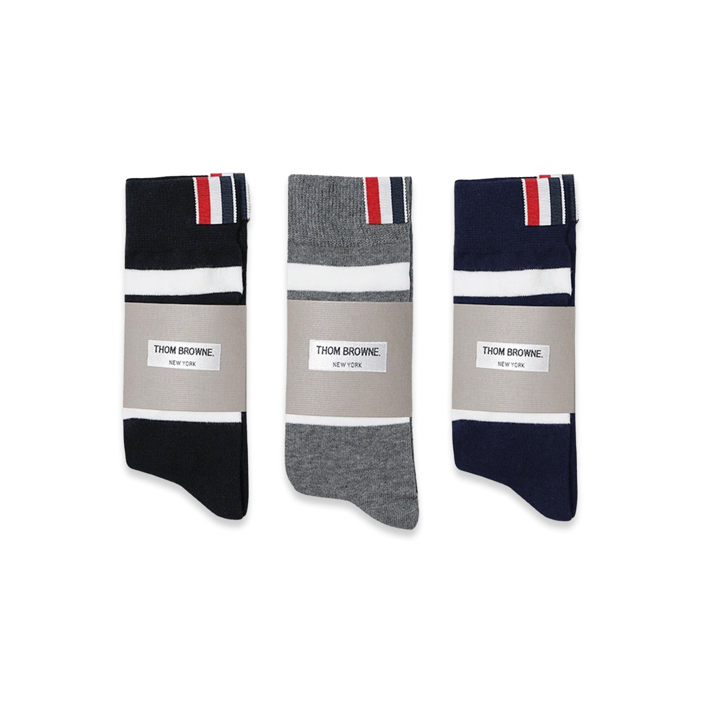 TBN 4-Bar Stripe Mid Socks