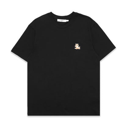 MKS Regular Fit Chillax Fox Patch T-Shirt