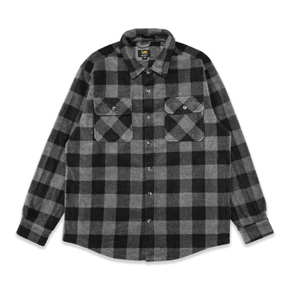 Lee Checkered Double Pockets Fleece Jacket