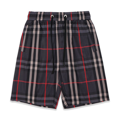 BRBRY Classic Checkered Polyester Shorts