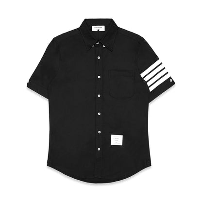 TBN Oxford Bar Stripes Short Sleeve Shirt