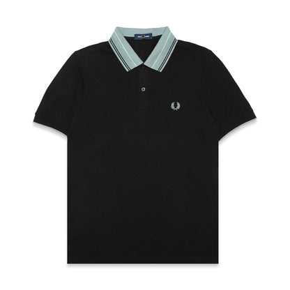 FPR Contrasting Textured Collar Polo Shirt