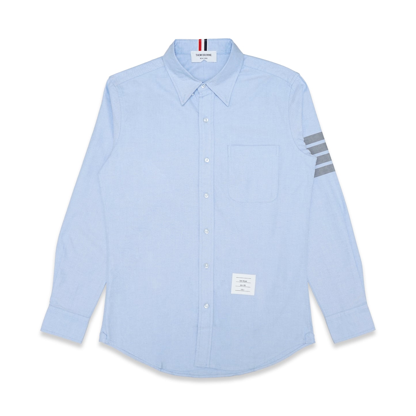 TBN Oxford Grey Bar Stripes Long Sleeve Shirt