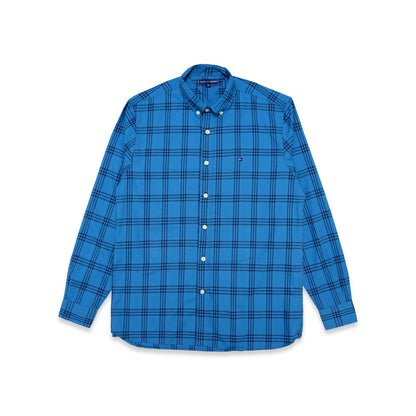 THFR Checkered Poplin Regular Fit Long Sleeve Shirt