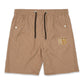 BRBRY Horse Logo Patterned Polyester Shorts