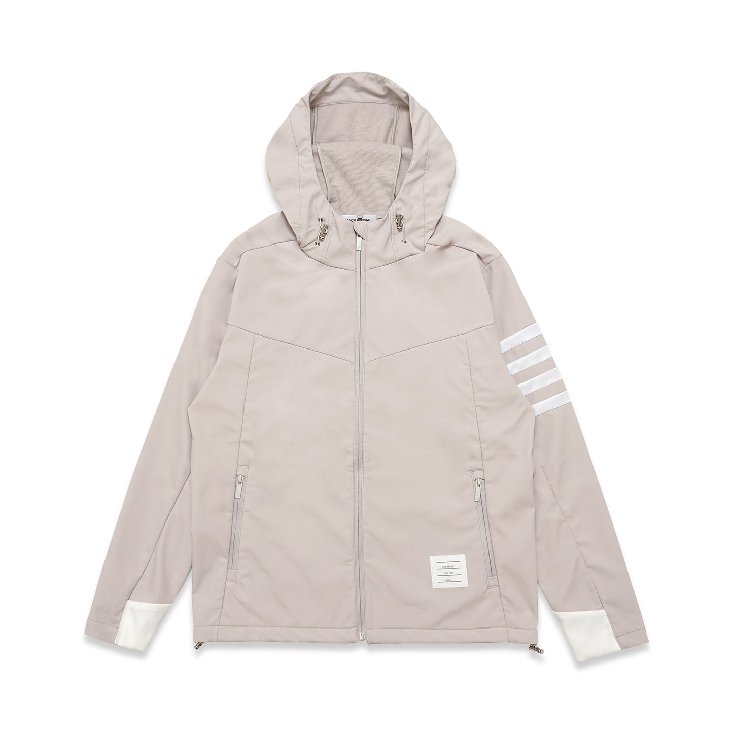 TBN Bar Stripes Zip Up Nylon Jacket