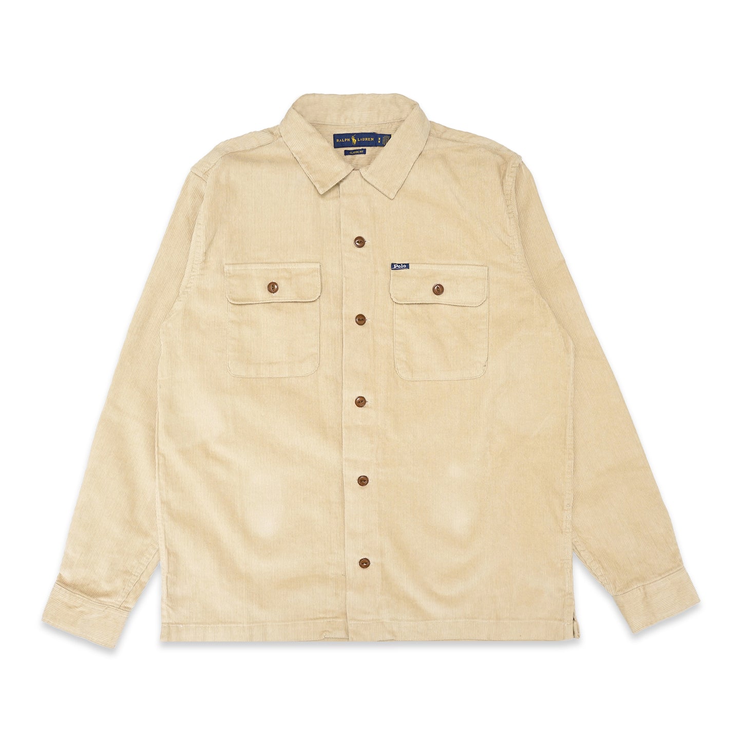 RLR Classic Fit Pocket Corduroy Long Sleeve Shirt