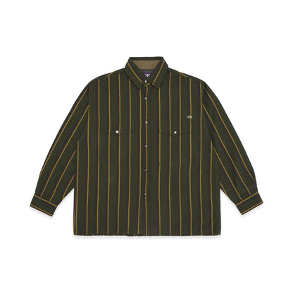 TNF Regimental Stripe Field Long Sleeve Shirt