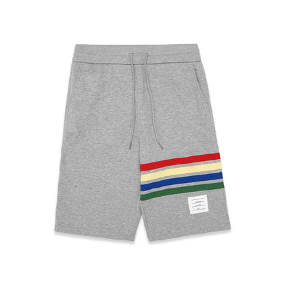 TBN Colorful Stripes Sweat Shorts