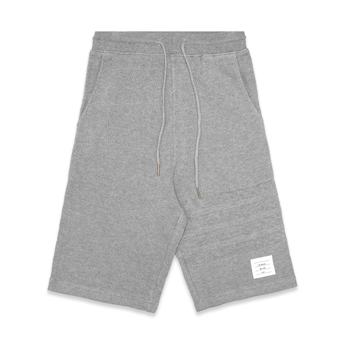 TBN Tonal Bar Stripes Knitted Sweat Shorts