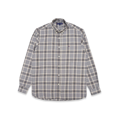 THFR Checkered Poplin Regular Fit Long Sleeve Shirt