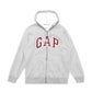 GAP Embroidered Logo Zip Hoodie