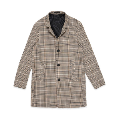 H&M Single Breasted Checkered Coat