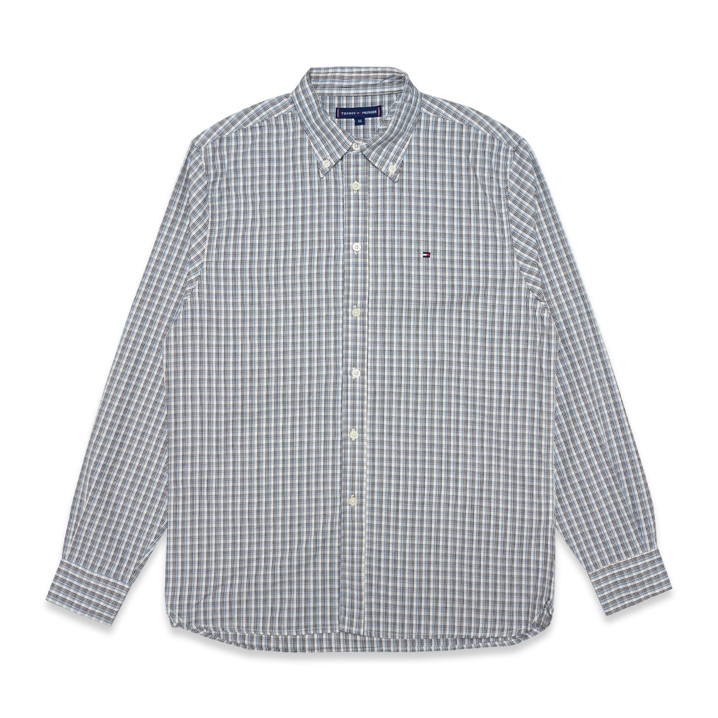 THFR Small Plaid Poplin Regular Fit Long Sleeve Shirt