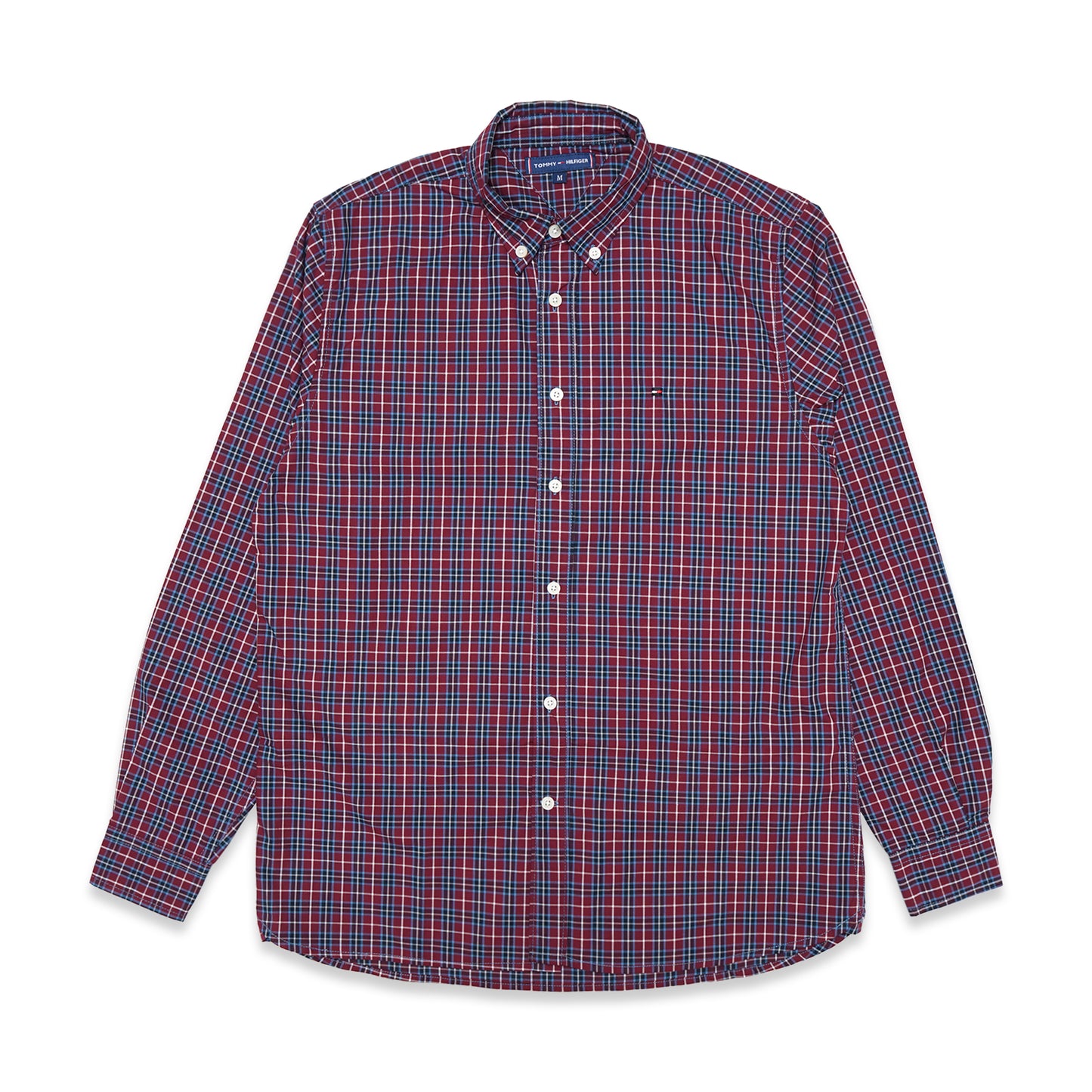 THFR Small Plaid Poplin Regular Fit Long Sleeve Shirt