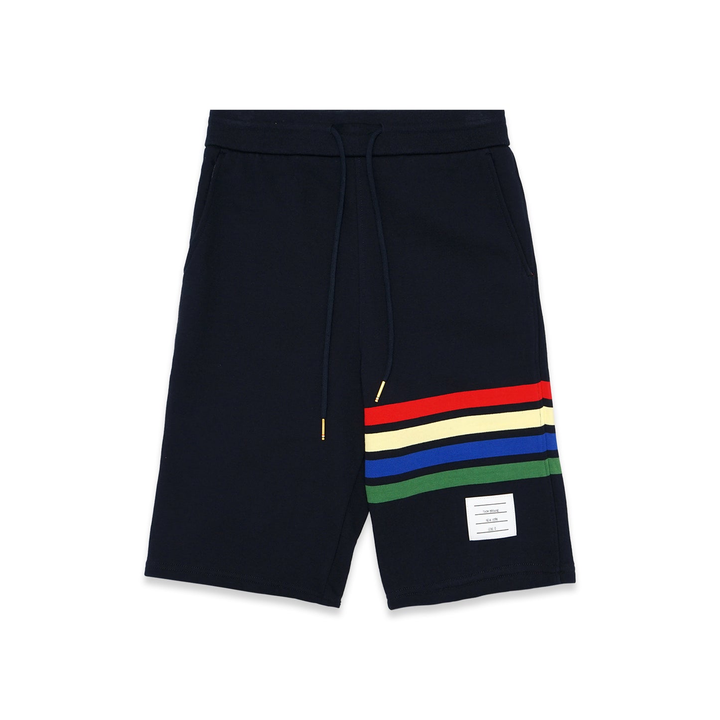 TBN Colorful Stripes Sweat Shorts