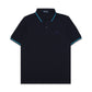 FPR Twin Tipped Blue Logo Polo Shirts