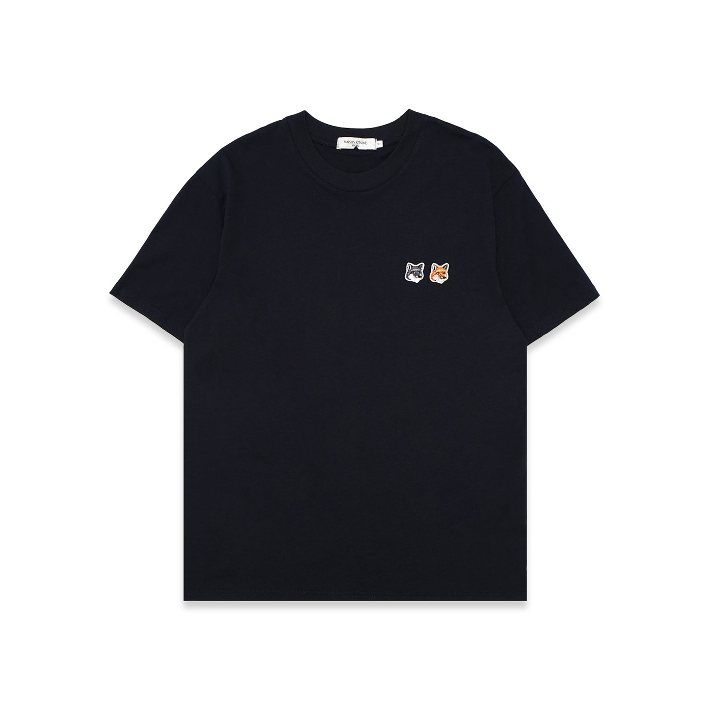 MKS Classic Double Fox Head Patch T-Shirt