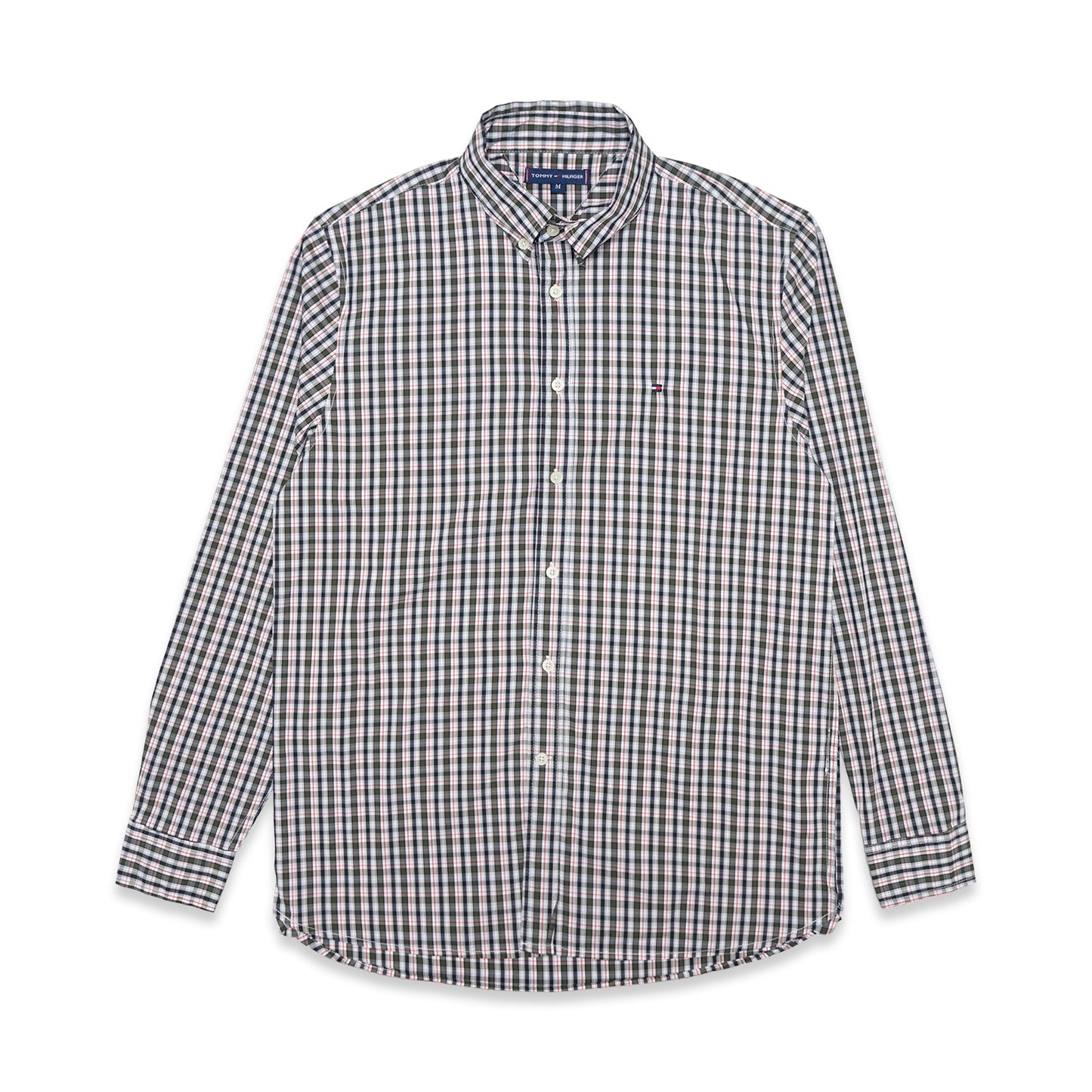 THFR Small Plaid Poplin Regular Fit Long Sleeve Shirt