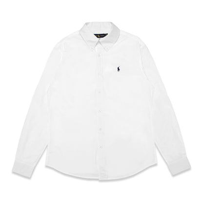 RLR Classic Fit Stretch Poplin Long Sleeve Shirt