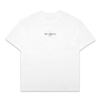 MM Back Printed Languages Text T-Shirt