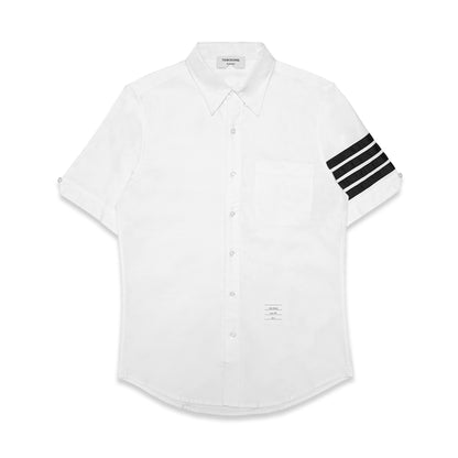 TBN Oxford Bar Stripes Short Sleeve Shirt