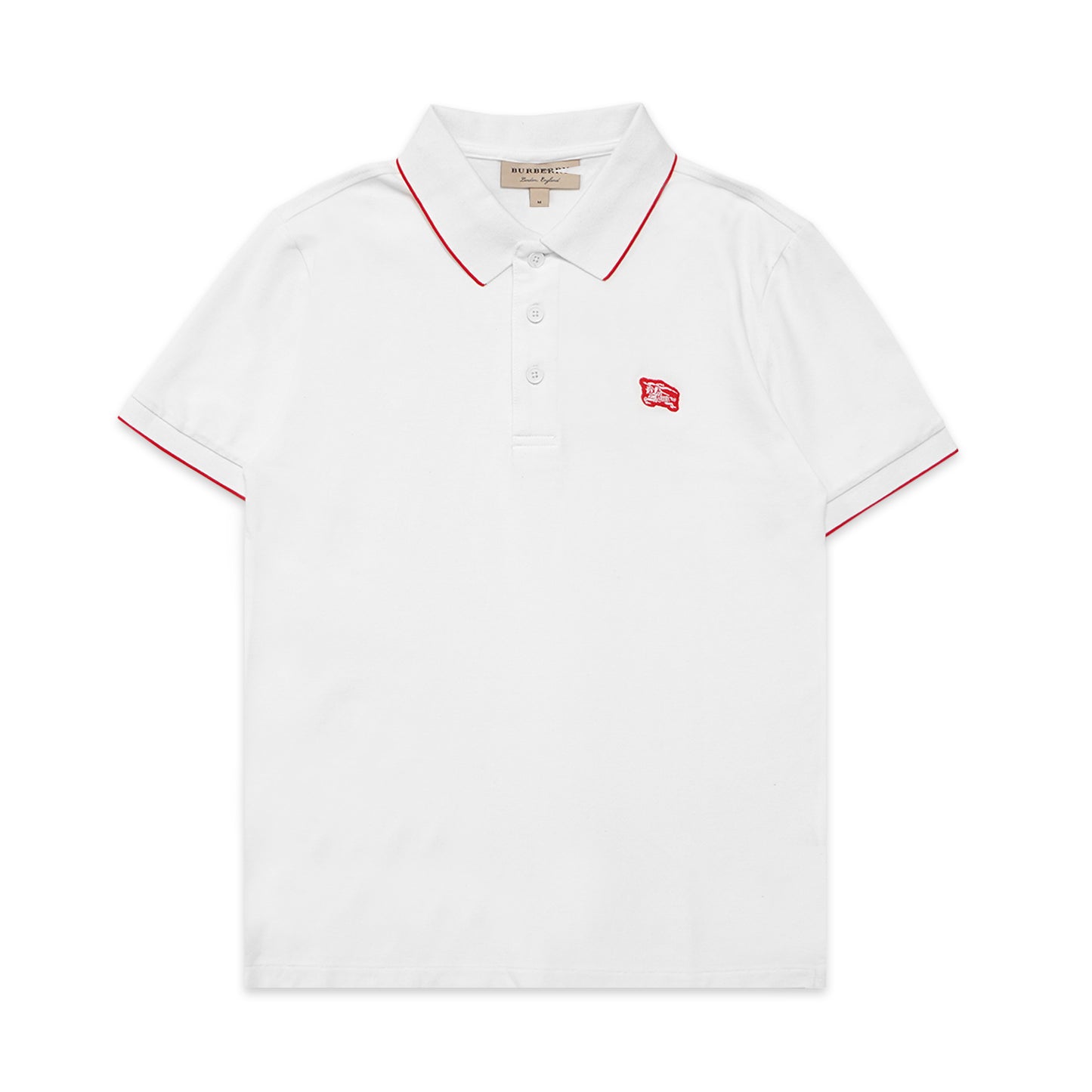 BRBRY Embroidered Knight Logo Pique Polo Shirt