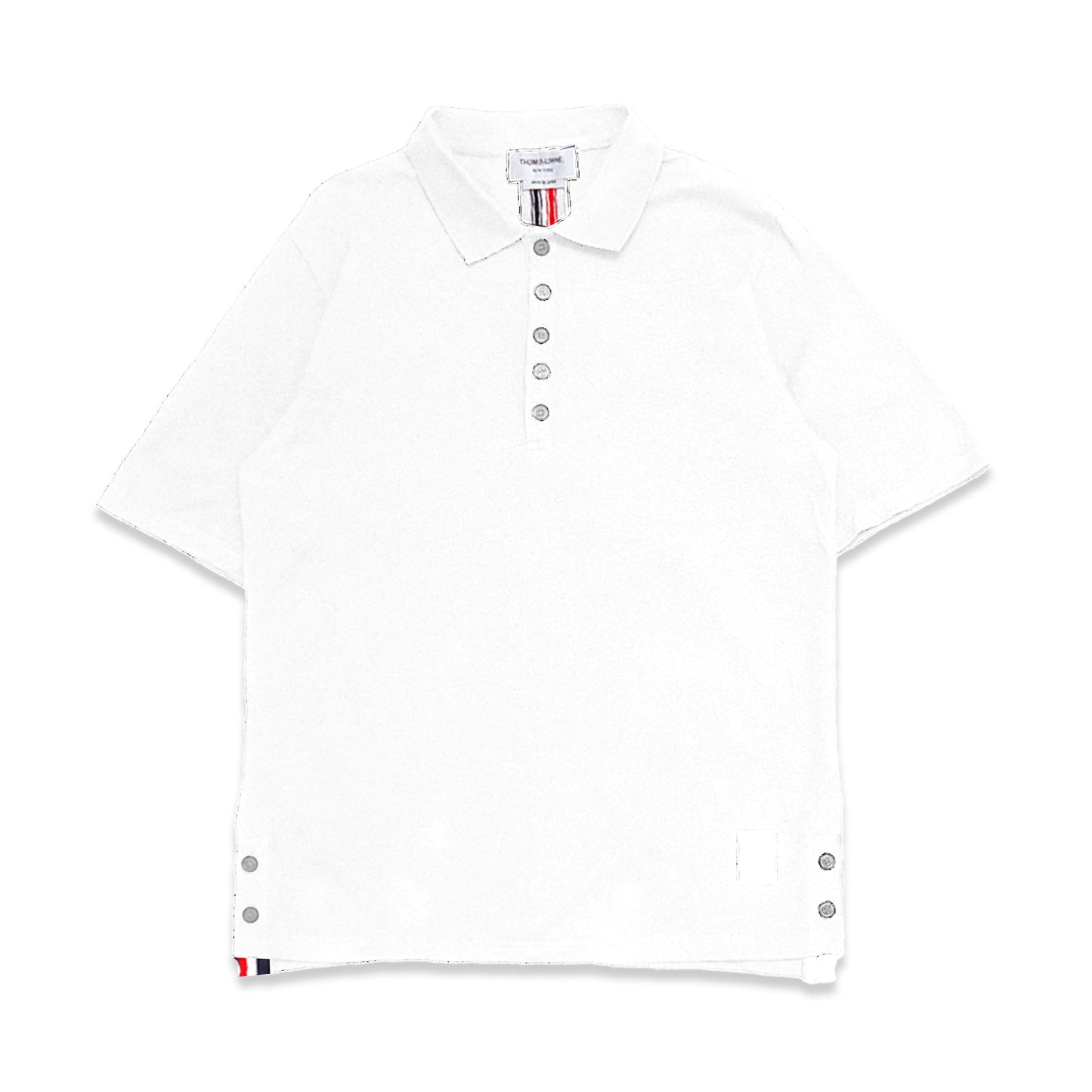 TBN Back Vertical Stripe Polo Shirt