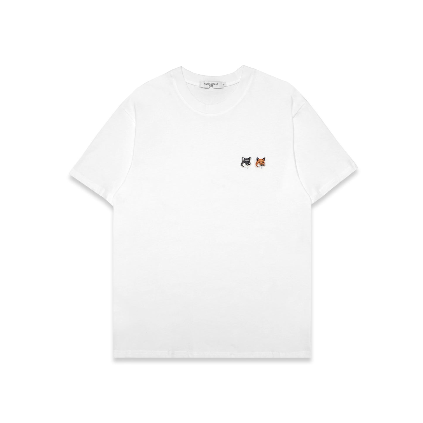 MKS Classic Double Fox Head Patch T-Shirt