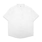 FOLX Stand Collar Oxford Short Sleeve Shirt