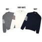 TBN Bar Stripe Jersey Half Zip Jacket