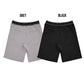 FOLX Black Waistband Double Jersey Shorts