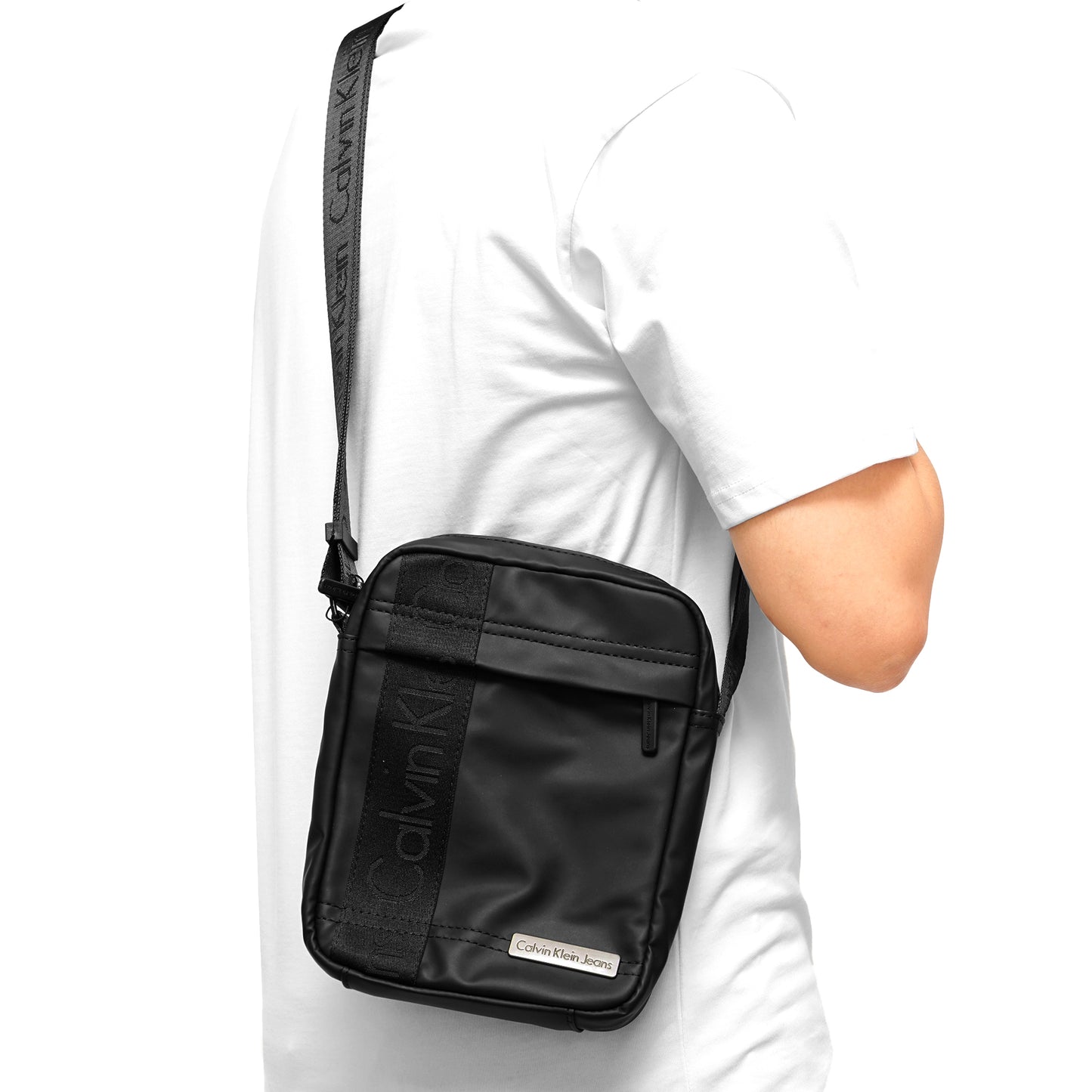 CK Vertical Logo Reporter Bag