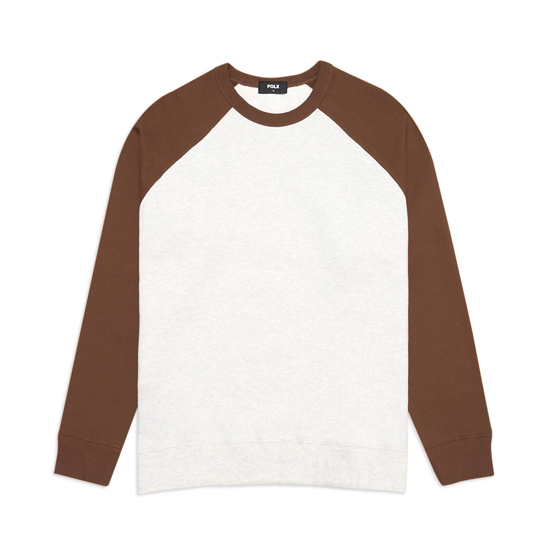 FOLX Color Block Raglan Sweatshirt