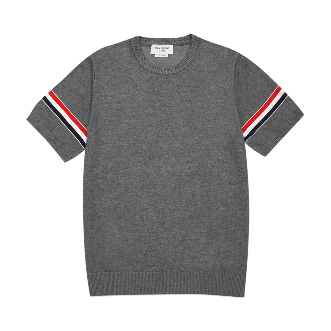 TBN Tricolor Stripes Knitted T-Shirt