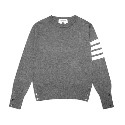 TBN Bar Stripes Knitted Crewneck Sweater