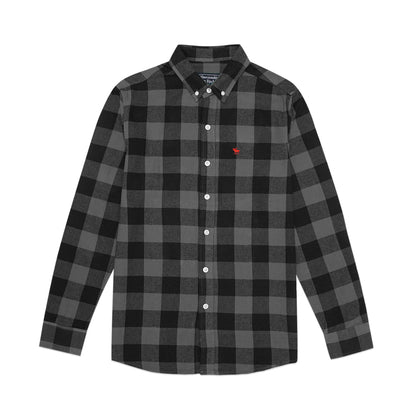ANF Checkered Flannel Long Sleeve Shirt