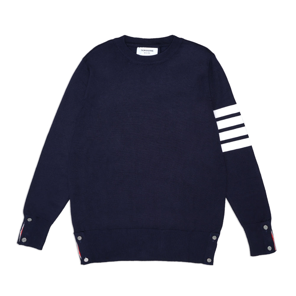 TBN Bar Stripes Knitted Crewneck Sweater