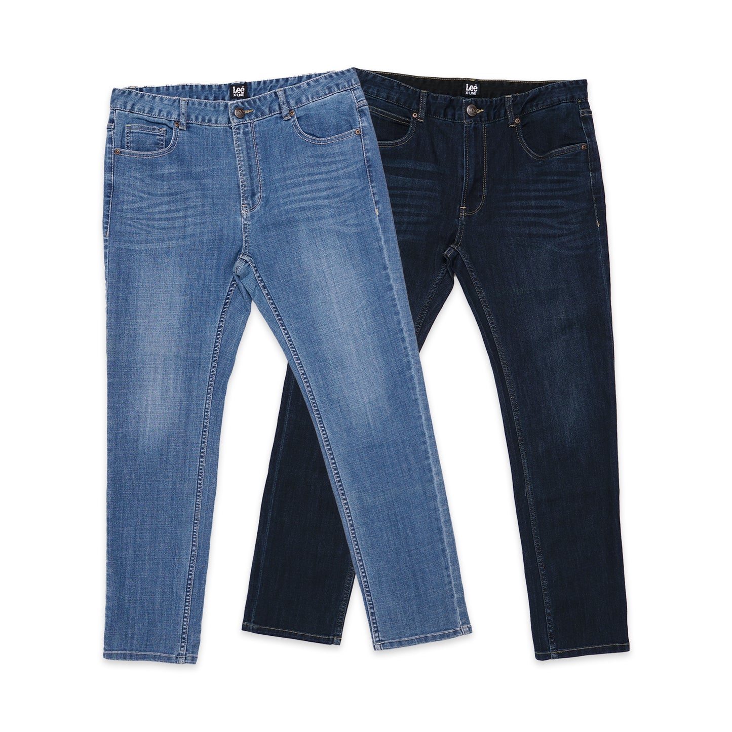 Lee X-Line Slim Straight Fit Washed Denim Jeans