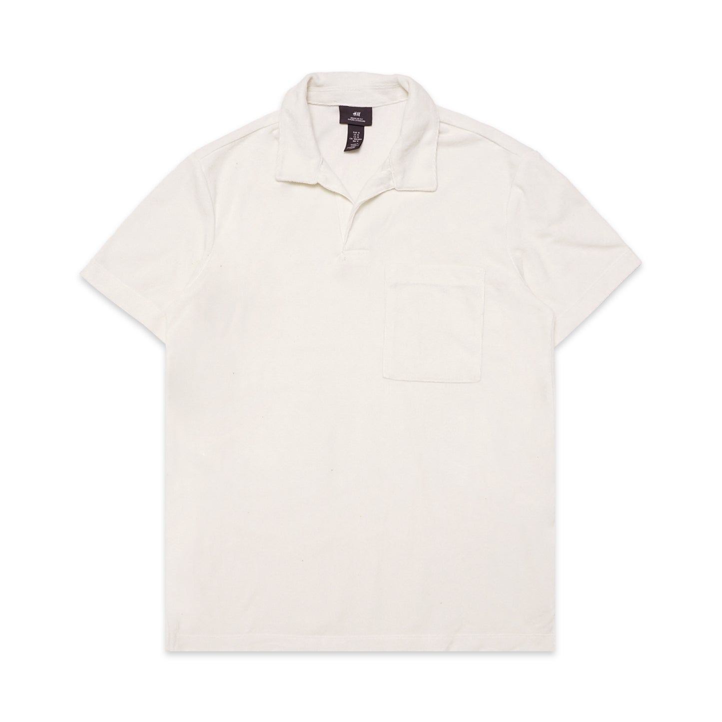 H&M Regular Fit Terry Polo Shirt