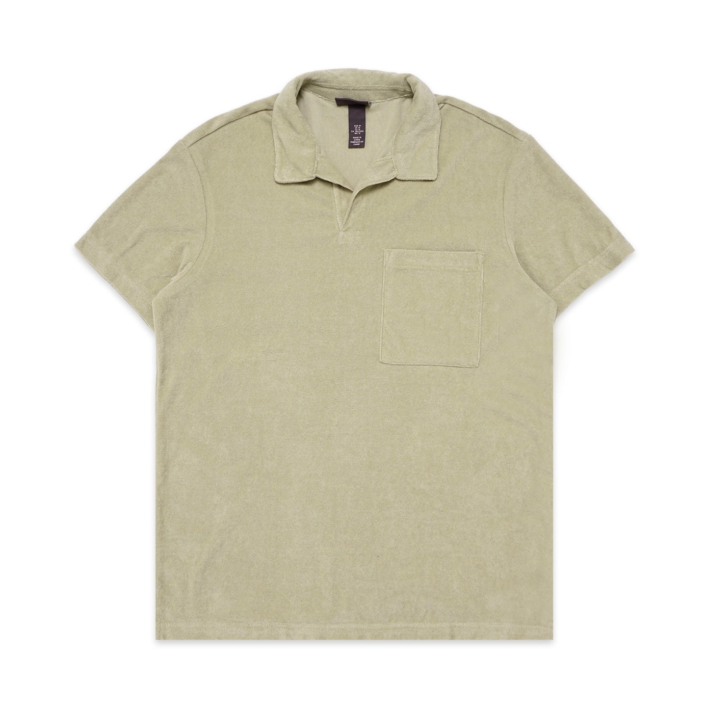 H&M Regular Fit Terry Polo Shirt