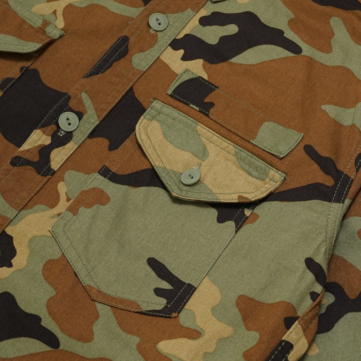 Browny Vintage Camo Long Sleeve Shirt