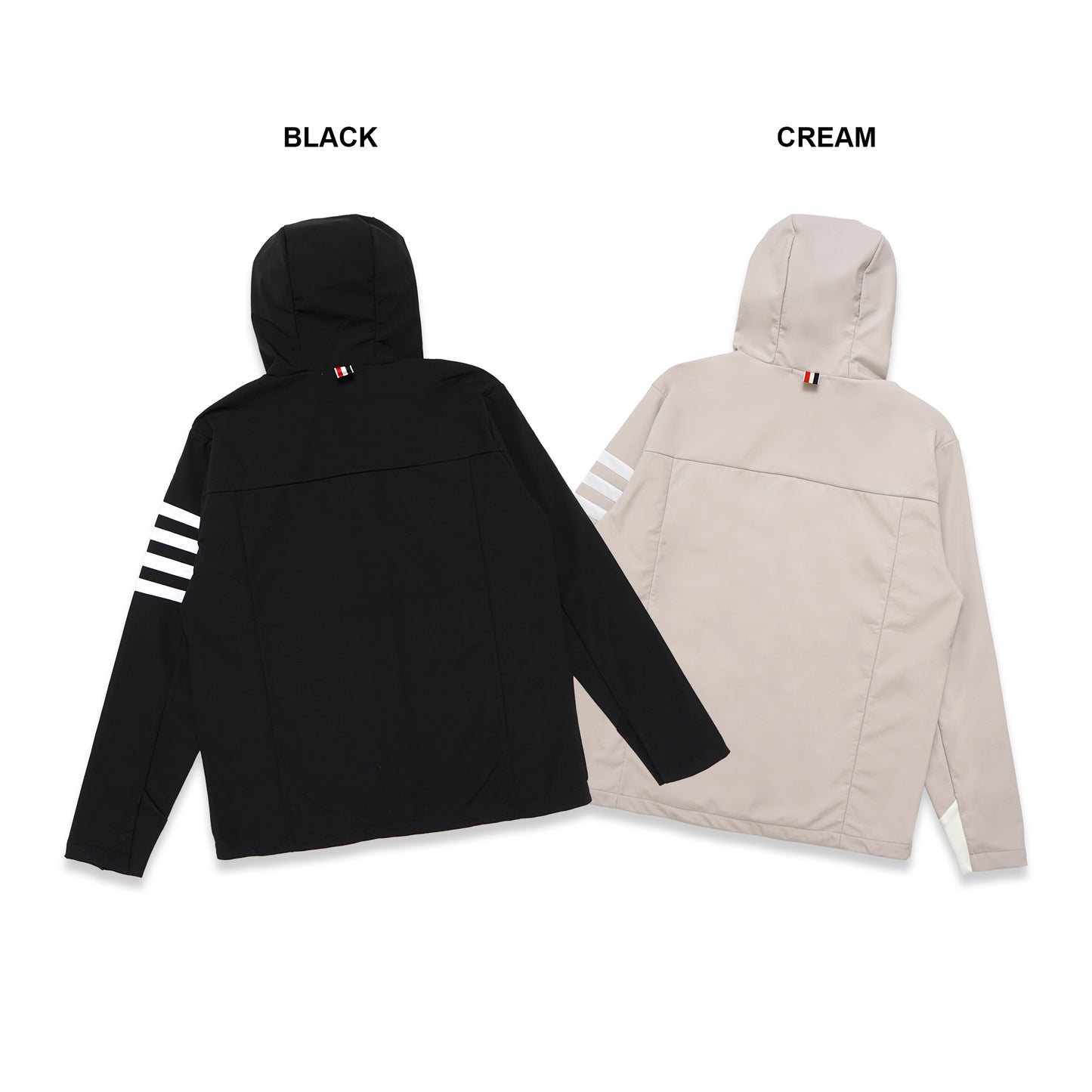 TBN Bar Stripes Zip Up Nylon Jacket