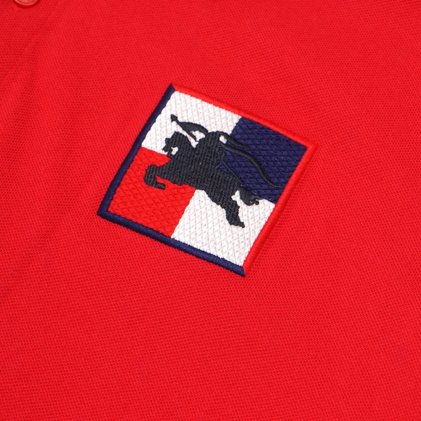 BRBRY Square Knight Logo Pique Polo Shirt