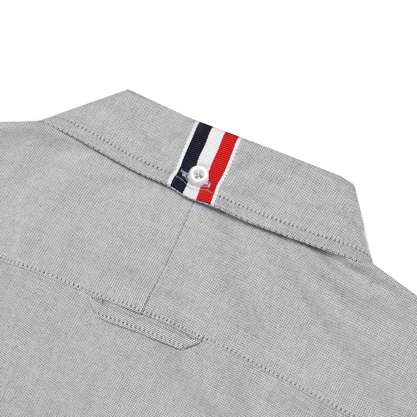 TBN Oxford Grey Bar Stripes Long Sleeve Shirt