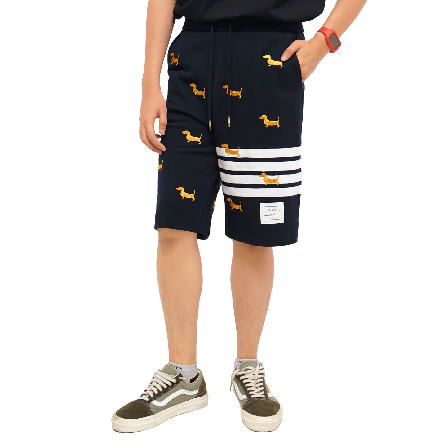 TBN Hector Embroidery Sweat Shorts