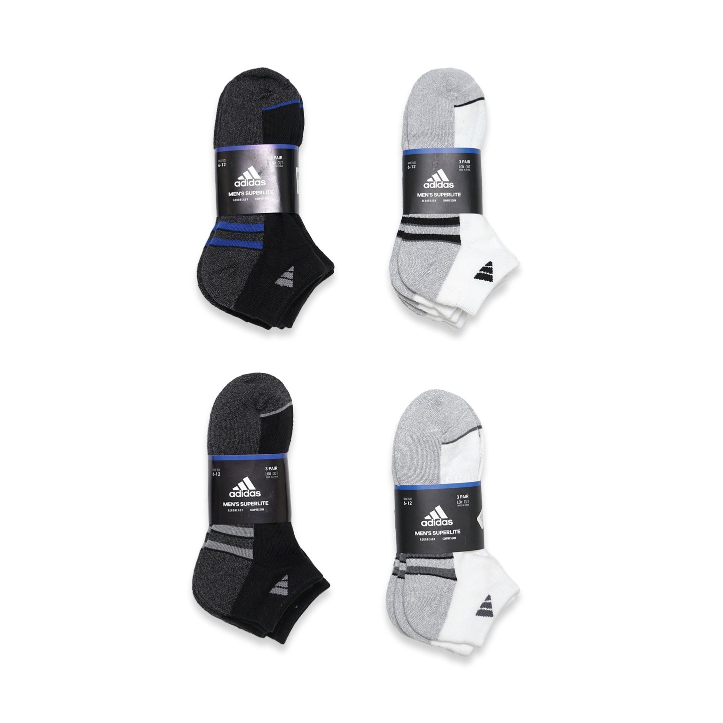 ADDS Superlite Low Cut Socks 3-Pair Pack