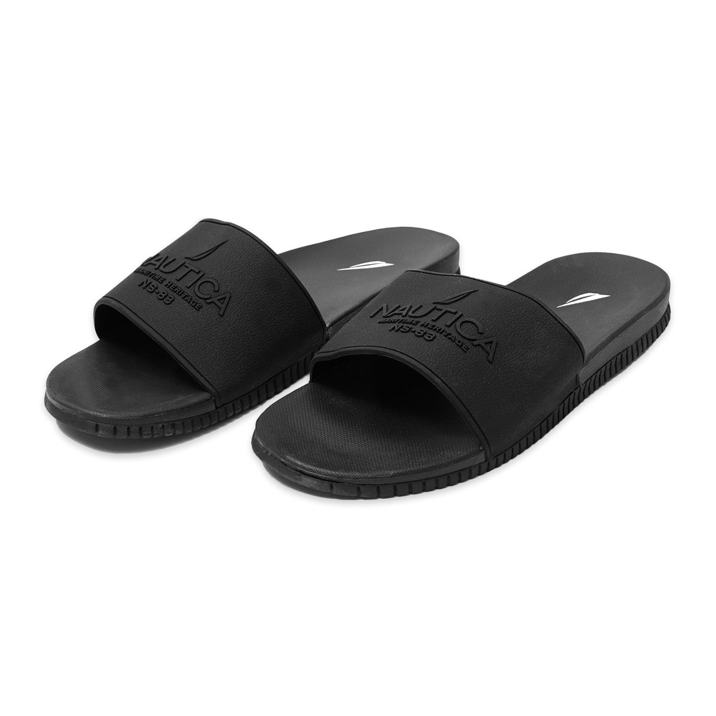 NTC Embossed Solid Logo Slide Sandal