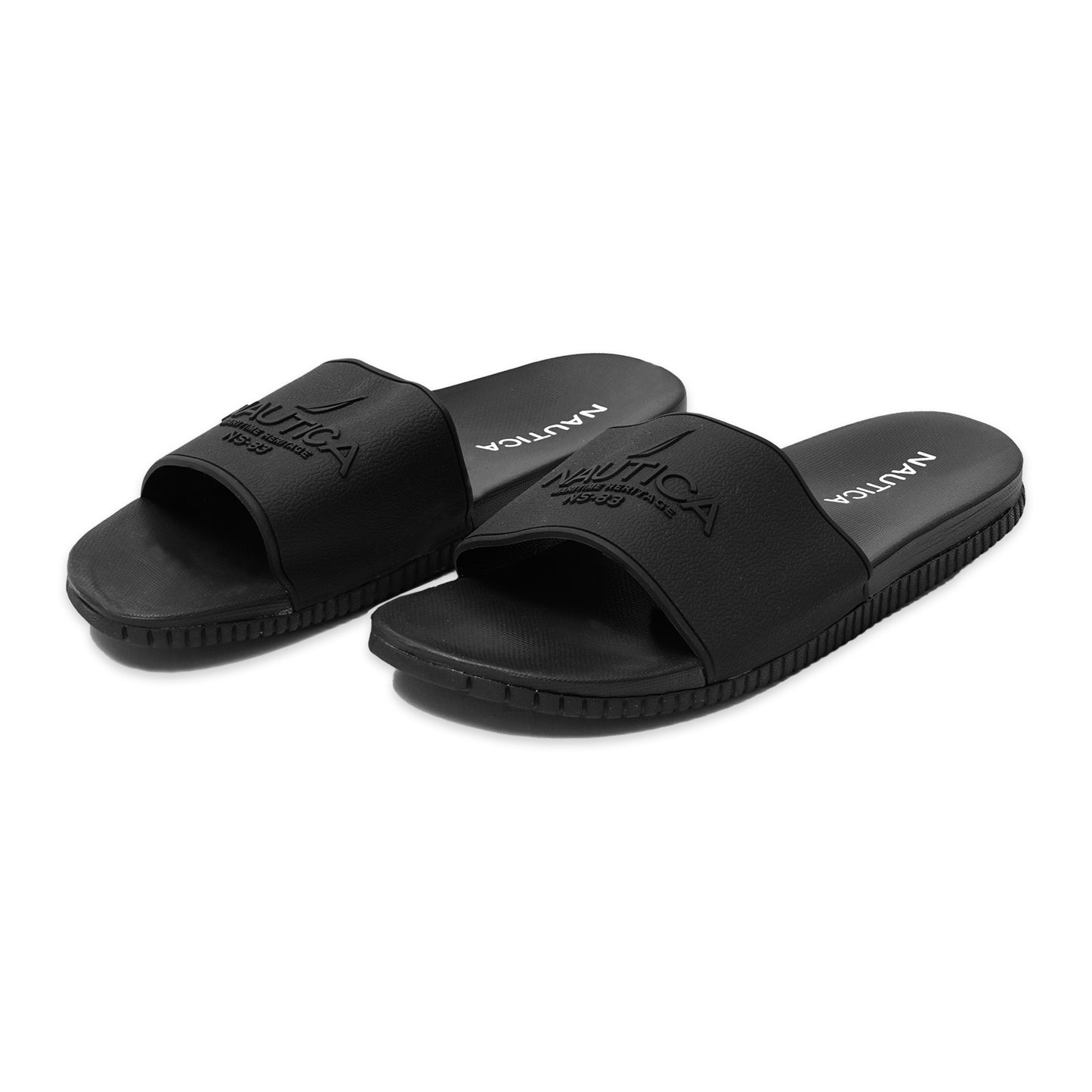 NTC Embossed Solid Logo Slide Sandal