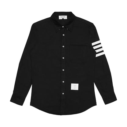 TBN Oxford Bar Stripes Long Sleeve Shirt